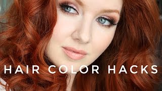 Hair Color Hacks   My New RED Hair Color [upl. by Carlisle]