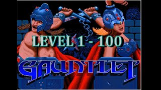 Gauntlet1985  ATARI Level 001100 Valkyrie  RetroGame Playthrough [upl. by Otxilac]