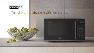 MICROONDAS COOK25 DE WHIRLPOOL  CocinaConWhirlpool [upl. by Dibb854]