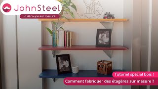 Comment fabriquer des étagères murales sur mesure  📐 [upl. by Riaj]