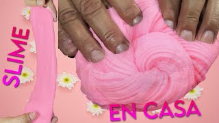 COMO HACER SLIME ¿1 INGREDIENTE SIN PEGAMENTO SIN BORAX FÁCIL DE HACER [upl. by Yanarp]