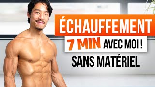 ROUTINE ÉCHAUFFEMENT MUSCULAIRE COMPLET 7 MIN  IDÉAL AVANT CHAQUE ENTRAÎNEMENT [upl. by Ytirahs]