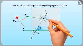 Angles made by a transversal on parallel lines  Part 14  English  Class 7 [upl. by Comfort514]