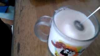 Aerolatte Review Frothing Cold Milk In Under 1 Minute [upl. by Anairb]