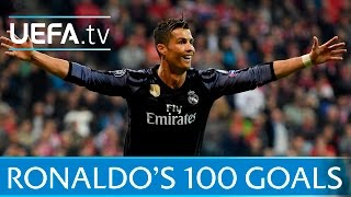 Cristiano Ronaldo  Watch all of his 100 European goals [upl. by Biamonte]