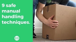 9 Safe Manual Handling Techniques [upl. by Datha]