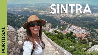 SINTRA Portugal Lovely day trip from Lisbon 😍 vlog 1 [upl. by Lucania]