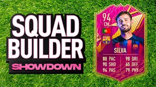 Barcelona Bernardo Silva 😱 SQUAD BUILDER SHOWDOWN  FIFA 22 [upl. by Anileva]