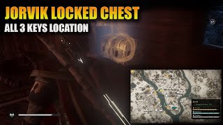 Jorvik All 3 Keys Locked Chest Wealth  Assassins Creed Valhalla [upl. by Hildegard]