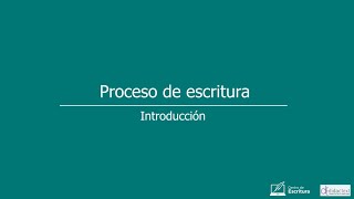 Proceso de escritura [upl. by Pratte]