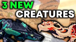 NEWS Upcoming 3 CREATURES in Creatures of Sonaria [upl. by Asirehc554]