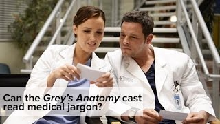 Greys Anatomy How Well Does the Cast Know Medical Jargon [upl. by Anierdna]