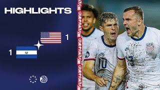 USMNT vs El Salvador Highlights  June 14 2022 [upl. by Eceerahs]